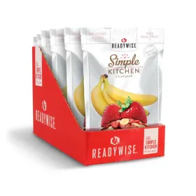 6 CT Case Simple Kitchen - Strawberries & Bananas