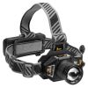 VEVOR Headlamp, Bright LED Rechargeable Headlight, Lightweight Head Flashlight with 16 Lighting Modes, Adjustable Headband & 90° Angle