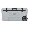 VEVOR Portable Cooler, 74 QT Wheeled Cooler with Ice Retention, Heavy-Duty Handles and Cup Holder