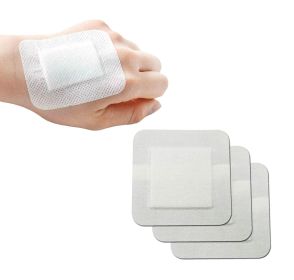 Island Dressing. Case of 100 Adhesive Dressings 6" x 6" for Wound Protection. Sterile dressings with Non-Adherent Island pad. Single use & Latex-Free.