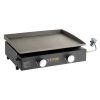 VEVOR Commercial Griddle, 22.4" Heavy Duty Manual Flat Top Griddle, Countertop Gas Grill with Non-Stick Cooking Plate, Steel Natural Gas Griddle