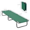 Folding Camping Cot for Adults Portable Outdoor Sleeping Bed for Office Beach Home, Green