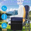 Camping Chairs for Adults, Portable Folding Lawn Chairs with Side Pockets Cup Holder for Outside, Fishing, Camp Garden, Dark Blue