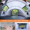 4-6 Persons White + Brown Pop-Up Boat Tent