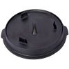 Pre-Seasoned Cast Iron Dutch Oven With Skillet Lid, Outdoor Camping Deep Pot for Camping Fireplace Cooking BBQ Baking Campfire, With Iron Pot Rack