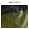 Lightweight Sleeping Bag for Backpacking, Hiking, Waterproof Compact Envelope Sleeping Bag for Cold & Warm Weather, Green