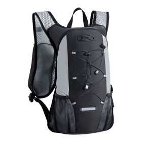 Lightweight Hydration Pack Backpack 2L Water Bladder Cycling Running Hiking (Type: Lightweight, Color: Black)