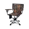 360Â° Swivel Portable Foldable Hunting Chair with Storage Pockets