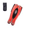 "Professional Stainless Steel Multi-Tool Pliers Set - 12-in-1 Survival Tool with Nylon Sheath"