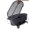 Portable Cast Iron BBQ Grill with Grate for Outdoor